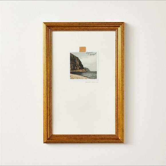 12"x18" Travel Photo Gold Framed Wall Art - Threshold™ with Studio McGee - Picture 1 of 4